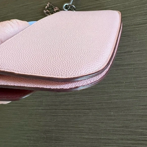 Coach 1941 Leather Clutch Snakeskin Accents - Picture 14 of 14